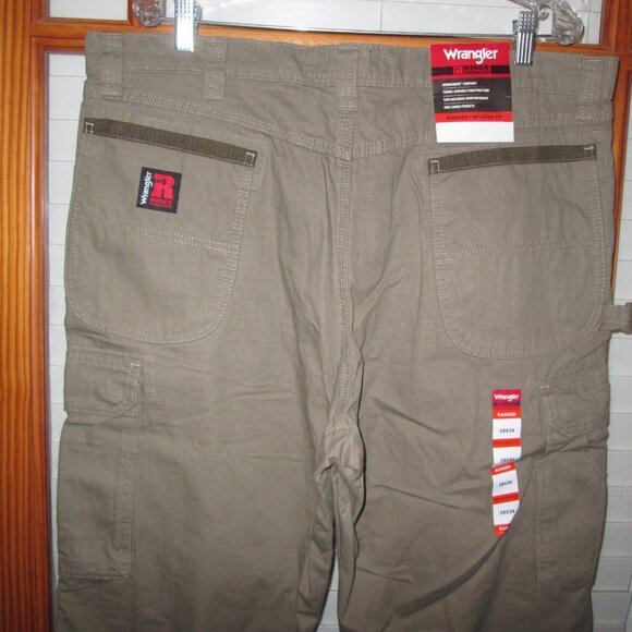 Wrangler Riggs Ranger Utility Pants Relaxed Fit Men's 38 X 34 NEW - Picture 3 of 8